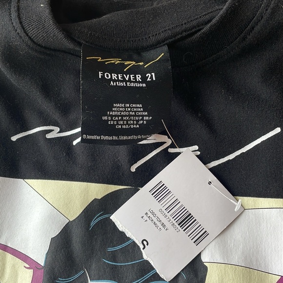 NWT 🔥PATRICK NAGEL🔥 ARTIST EDITION Forever21 size Small - Picture 6 of 6